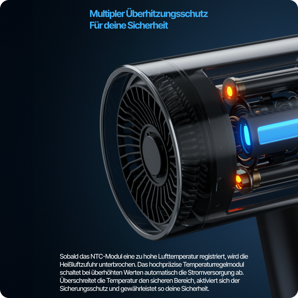 AirSonic Pro | Ventilatorloser Ionen-Haartrockner